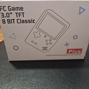 8-Bit Classic Handheld Game Console - Black